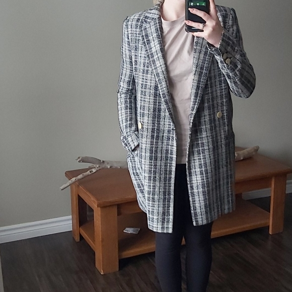 Zara Basic blazer jacket - Picture 3 of 8
